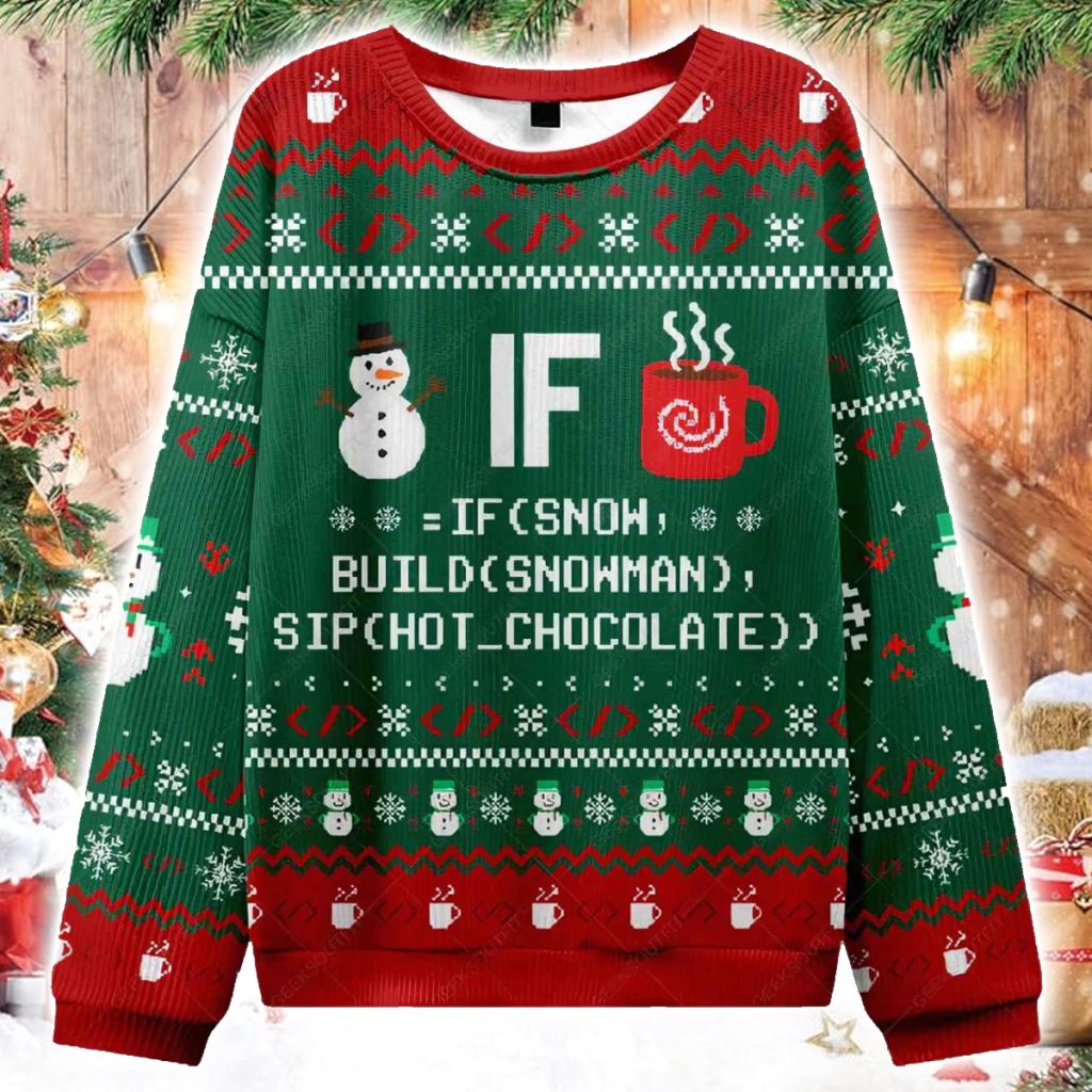 IF Code Ugly Christmas Sweater