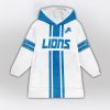 JG 0 Lions Football x Football Unisex Blanket Hoodie