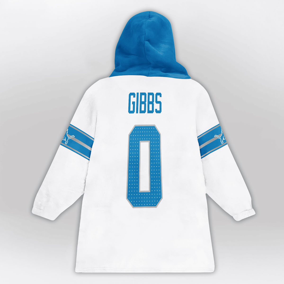 JG 0 Lions Football x Football Unisex Blanket Hoodie 2