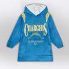 JH 10 Chargers Football Unisex Blanket Hoodie