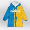 JH 10 Chargers Football x Football Unisex Blanket Hoodie