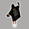 JL 10 Captain Green Bay Football Unisex Blanket Hoodie 1