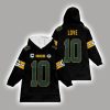 JL 10 Captain Green Bay Football Unisex Blanket Hoodie