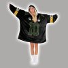 JL 10 Captain Green Bay Football Unisex Blanket Hoodie 2