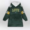 JL 10 Green Bay Football Unisex Blanket Hoodie