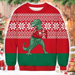Dinosaur Jumper Christmas Ugly Christmas Sweater