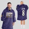 Jackson 8 Baltimore Football Unisex Blanket Hoodie 1