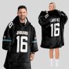 Jaguars 16 Jaguars Football Unisex Blanket Hoodie 1