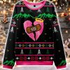 Jesus Heals Pink Heart Christian Ugly Christmas Sweater