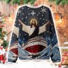 Jesus On A Cruise Ugly Christmas Sweater