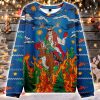 Jesus Riding A Reindeer Christian Ugly Christmas Sweater