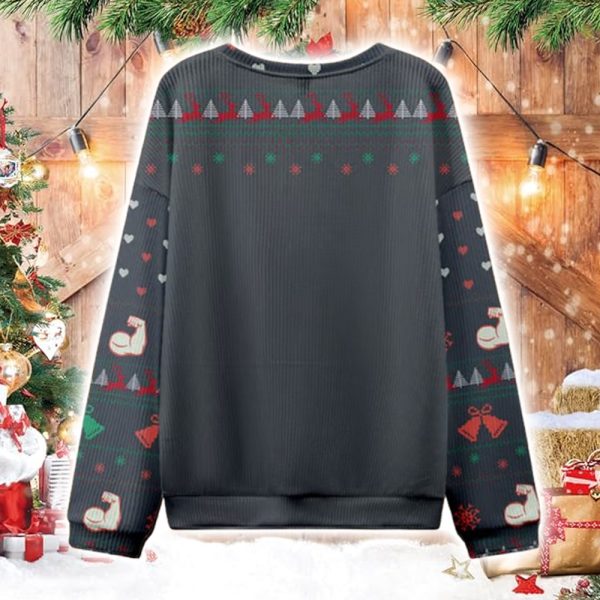 Jesus The Ultimate Deadlifter Ugly Christmas Sweater