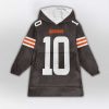 Judkins 10 Browns Football Unisex Blanket Hoodie