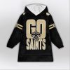 Kamara 41 Saints Football Unisex Blanket Hoodie