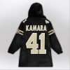 Kamara 41 Saints Football Unisex Blanket Hoodie 2