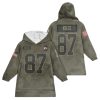 Kelce 87 Chiefs Football Blanket Hoodie 1