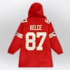 Kelce 87 Chiefs Football Unisex Blanket Hoodie