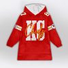 Kelce 87 Chiefs Football Unisex Blanket Hoodie 2