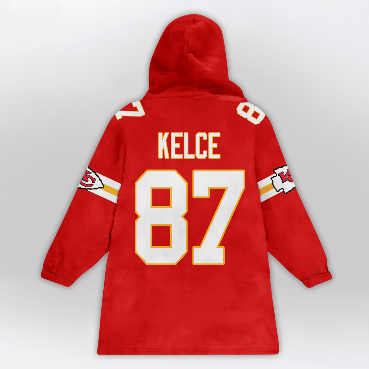 Kelce 87 Chiefs Football Unisex Blanket Hoodie