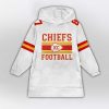 Kelce 87 Kansas City Football Unisex Blanket Hoodie