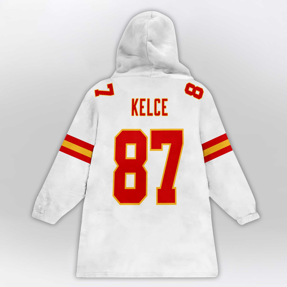 Kelce 87 Kansas City Football Unisex Blanket Hoodie 2