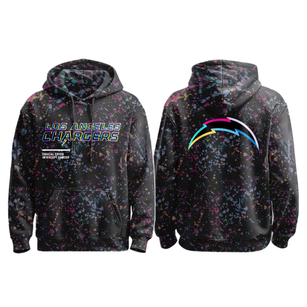 LA Chargers Crucial Catch 2025 Hoodie