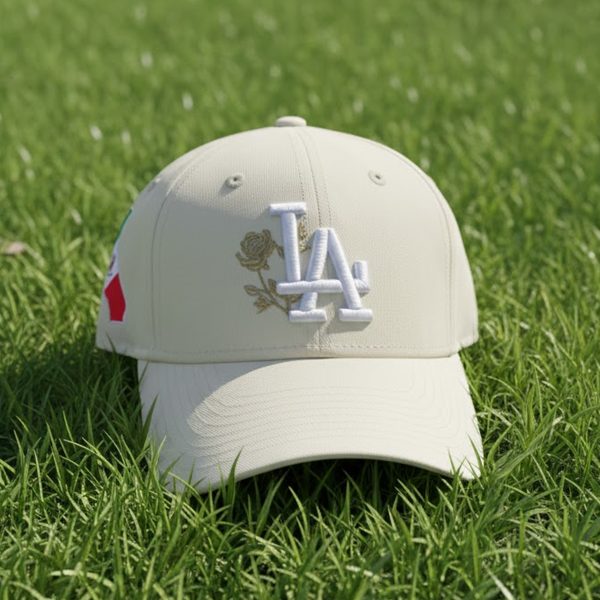 LA Dodgers Rose Mexico Hat 2025