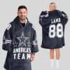 Lamb 88 Cowboys Football Unisex Blanket Hoodie 1
