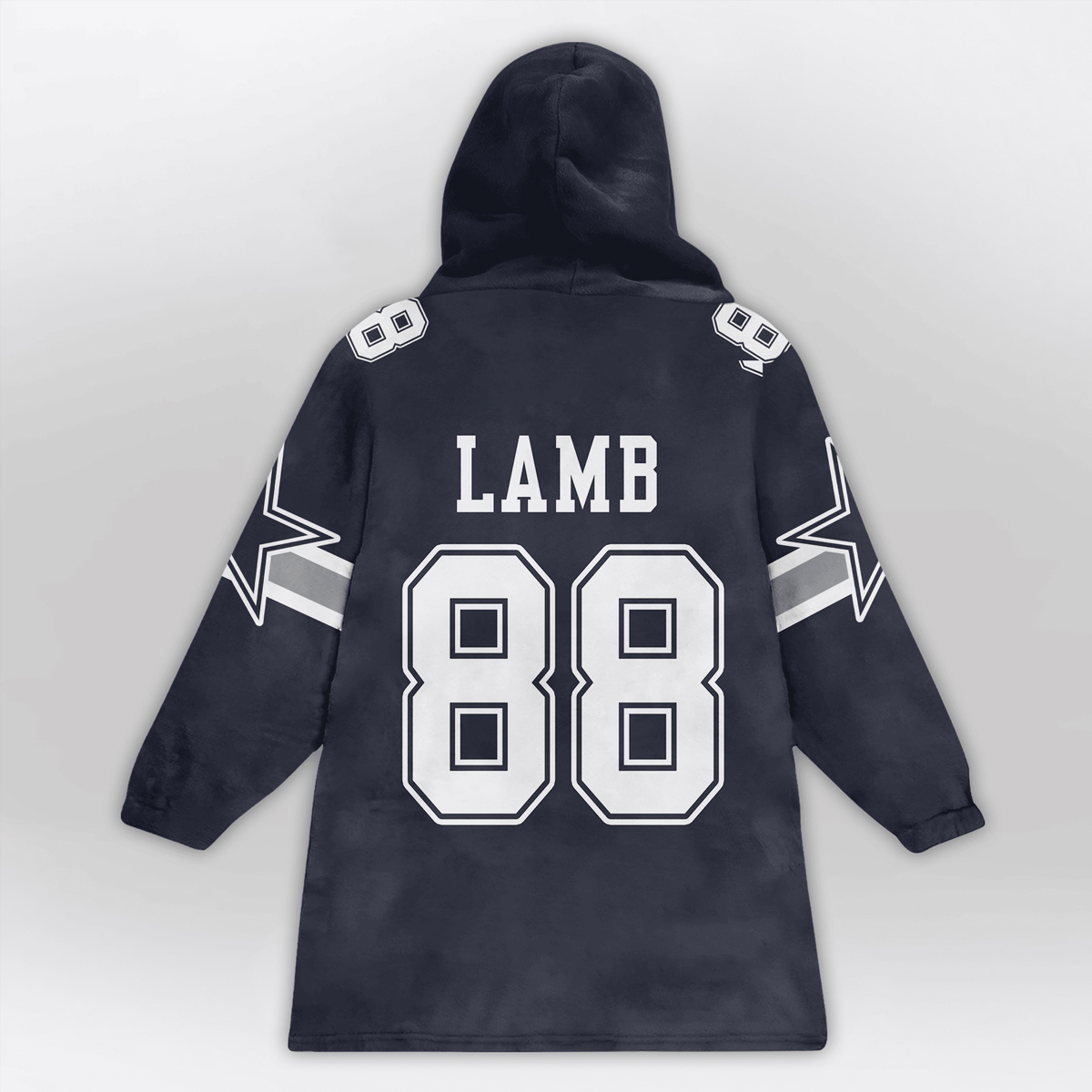 Lamb 88 Cowboys Football Unisex Blanket Hoodie 2