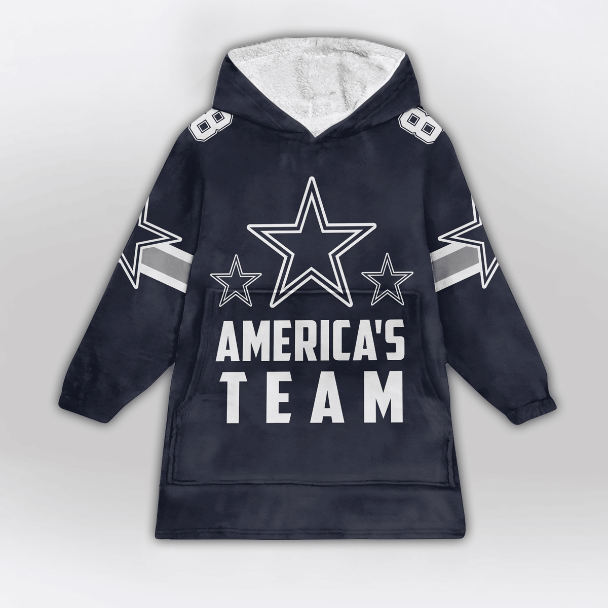 Lamb 88 Cowboys Football Unisex Blanket Hoodie