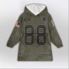 Lamb 88 Dallas Football Blanket Hoodie 2
