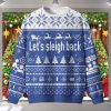 Let's Sleigh Back Ugly Christmas Sweater