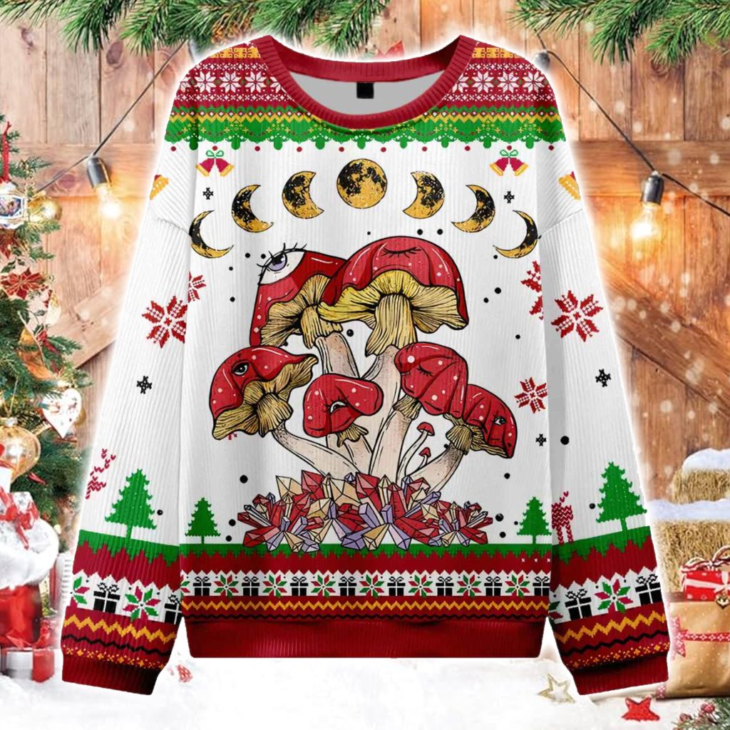 Magic Mushroom Ugly Christmas Sweater