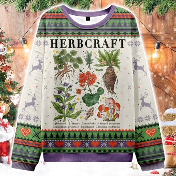 Magical Herbcraft Ugly Christmas Sweater