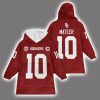 Mateer 10 Oklahoma Football Unisex Blanket Hoodie