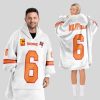 Mayfield 6 Buccaneers Football Unisex Blanket Hoodie 1