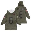 Mayfield 6 Tampa Bay Football Blanket Hoodie 1