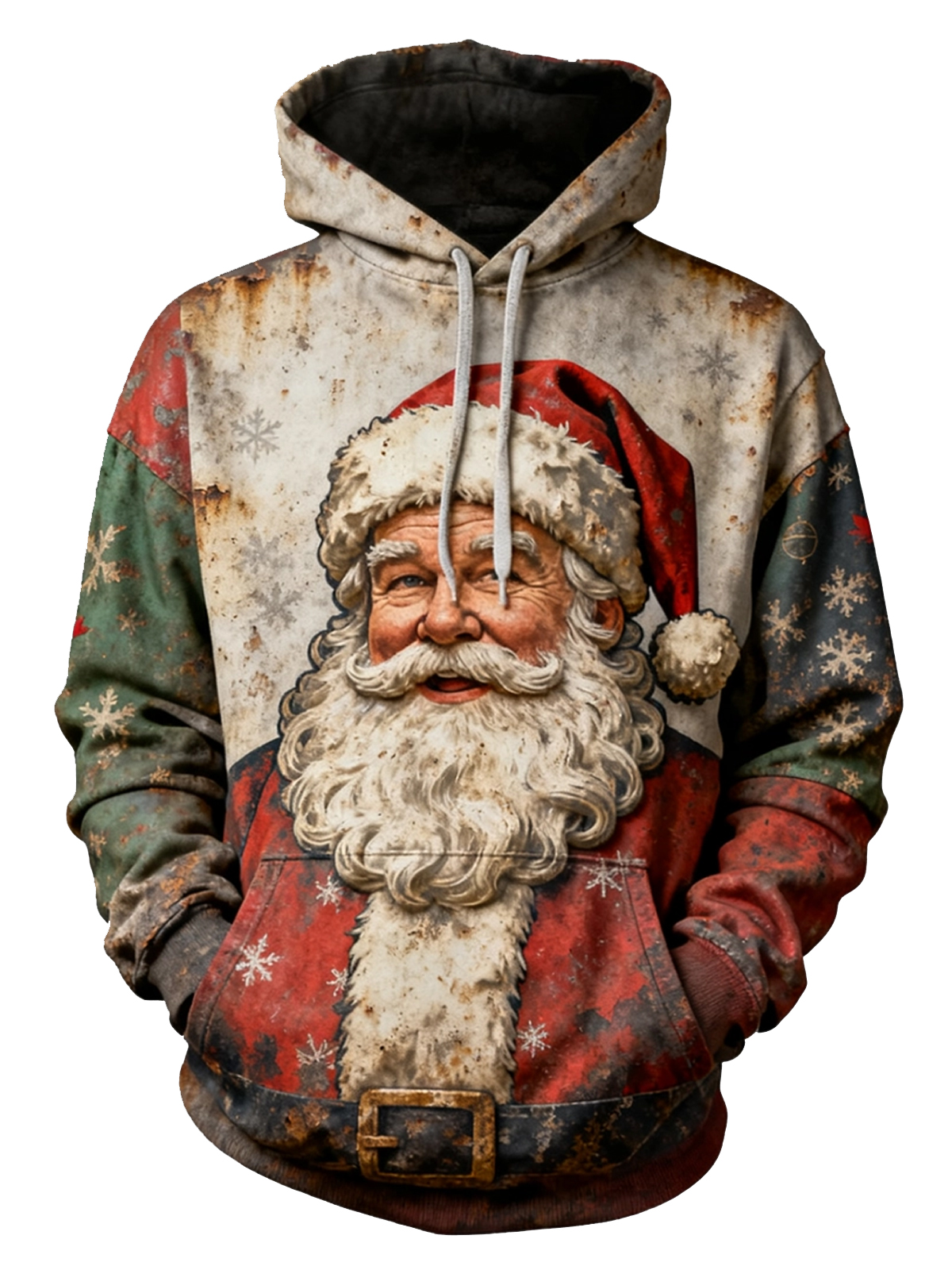Men's Christmas Print Casual Hoodie