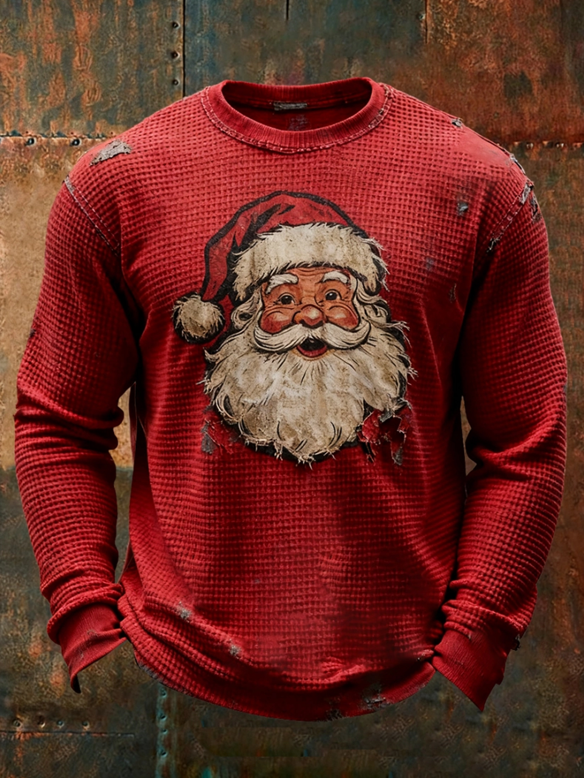 Men's Santa Claus printed casual Sweatshirt