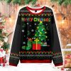 Merry Christmas Caterpillar Ugly Christmas Sweater 1