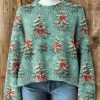 Merry Christmas Winter Knitted Sweater
