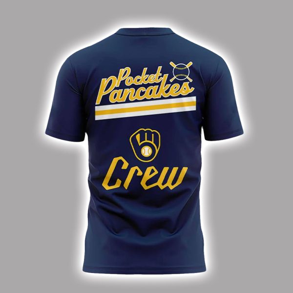 Milwaukee Brewers Pocket Pancake Crew Shirt
