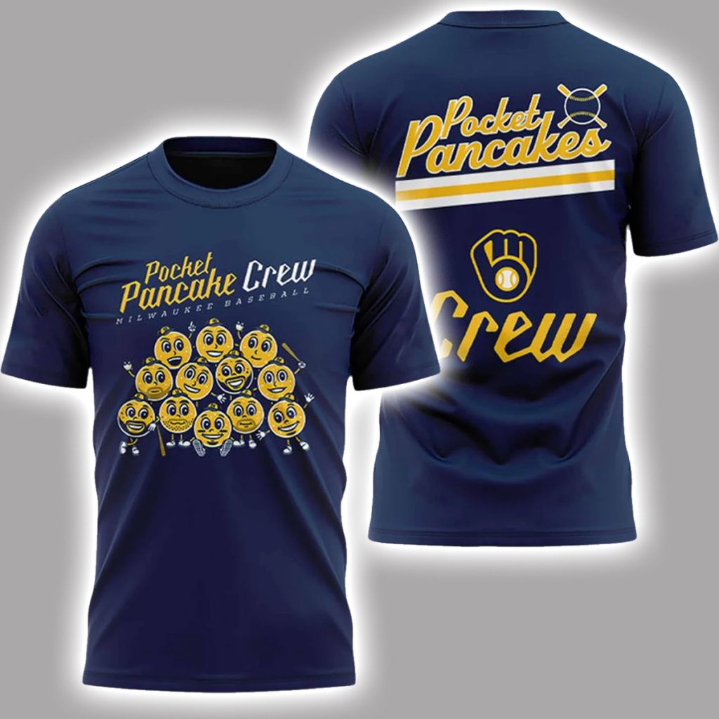 Milwaukee Brewers Pocket Pancake Crew Shirt