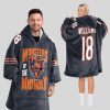 Monsters of the Midway 18 Bears Football Unisex Blanket Hoodie 1