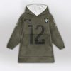 Nacua 12 Rams Football Blanket Hoodie