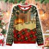 Napping Cat Christmas Ugly Sweater