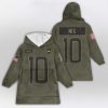 Nix 10 Denver Football Blanket Hoodie 1