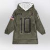 Nix 10 Denver Football Blanket Hoodie 2