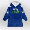 North 12 Seahawks Football Unisex Blanket Hoodie