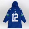 North 12 Seahawks Football Unisex Blanket Hoodie 2